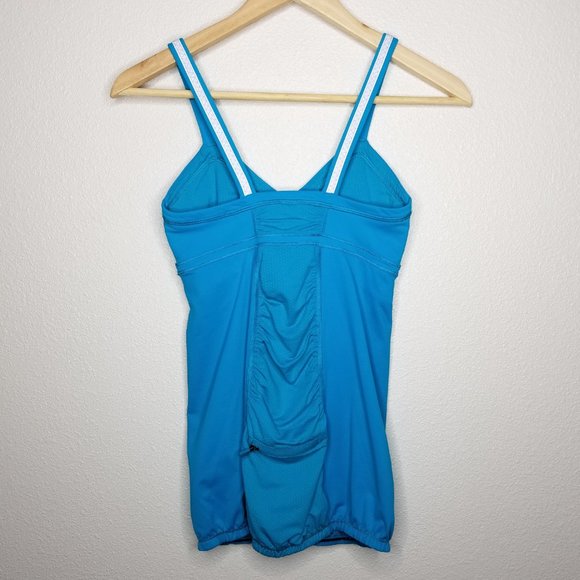 PICK 3 FOR $20 Lululemon Reflective Blue Running Tank Top Shirt Size 4 - Picture 4 of 6
